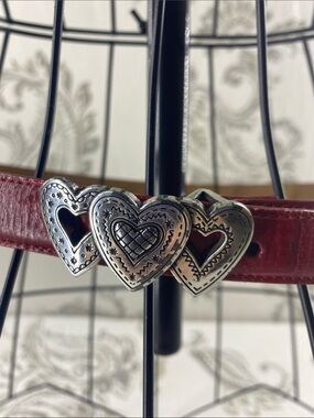 Vintage Brighton Belt Heart buckle western